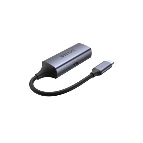 UNITEK ADAPTER USB-C - RJ45 M/F, 1GBPS, PD 100W UNITEK