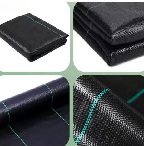 Agrotkanina Czarna 160 cm x50m UV 90g Antychwastowa Agrowłóknina + Kotwy LEAN