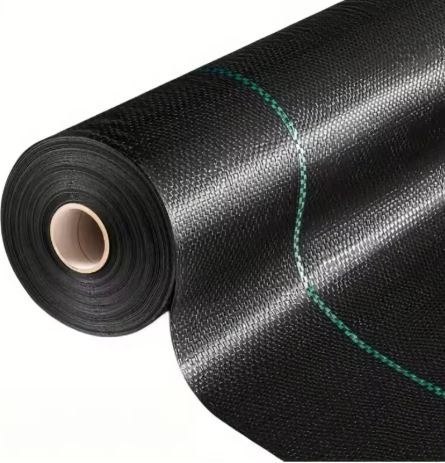 Agrotkanina Czarna 160 cm x50m UV 90g Antychwastowa Agrowłóknina + Kotwy LEAN
