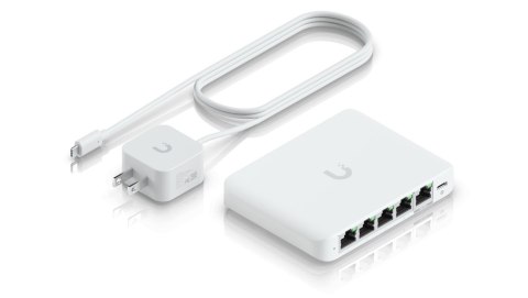 Ubiquiti UniFi Flex Mini 2.5G Zarządzany 2.5G Ethernet (100/1000/2500) Obsługa PoE Komputer stacjonarny Biały UBIQUITI