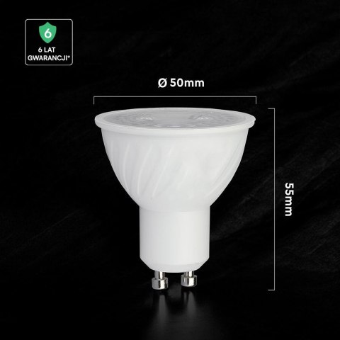 Żarówka LED V-TAC CREE CHIP 6W GU10 110st VT-247 4000K 445lm 6 lat gwarancji