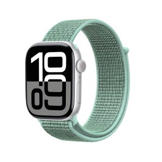 Crong Nylon - Pasek sportowy do Apple Watch 38/40/41/42 mm (Atlantic Green) Crong