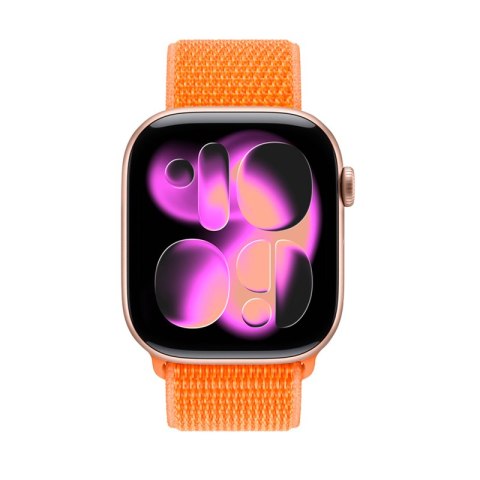 Crong Nylon - Pasek sportowy do Apple Watch 38/40/41/42 mm (Tropical Orange) Crong