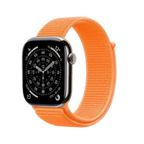 Crong Nylon - Pasek sportowy do Apple Watch 38/40/41/42 mm (Tropical Orange) Crong