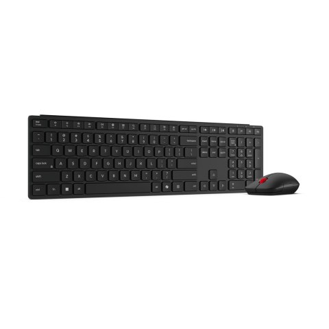 Lenovo 4X31S04848 klawiatura Dołączona myszka Biuro RF Wireless + Bluetooth Belgijski Czarny Lenovo