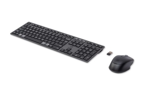 Zestaw klawiatura + mysz HP 720 Multi-Device Rechargeable Wireless Keyboard and Mouse Combo bezprzewodowe z akumulatorem czarne  Hewlett-Packard