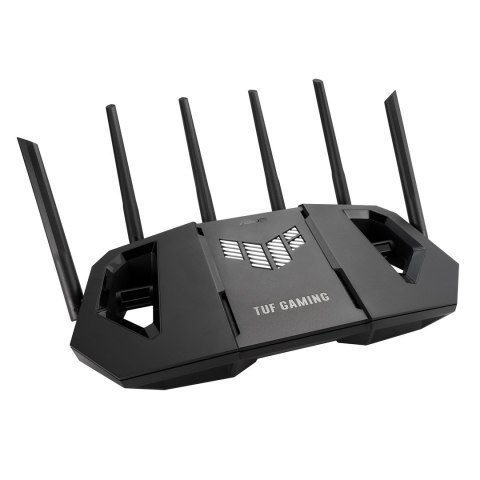 ASUS 90IG0A30-MO9C00 router bezprzewodowy 2.5 Gigabit Ethernet Trójpasmowy (2,4 GHz / 5 GHz / 6 GHz) Czarny ASUS