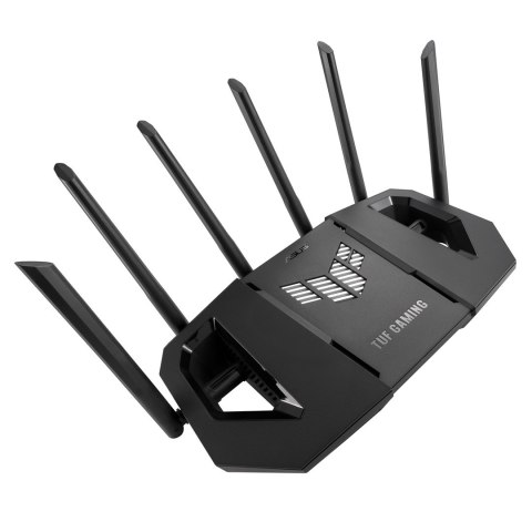 ASUS 90IG0A30-MO9C00 router bezprzewodowy 2.5 Gigabit Ethernet Trójpasmowy (2,4 GHz / 5 GHz / 6 GHz) Czarny ASUS