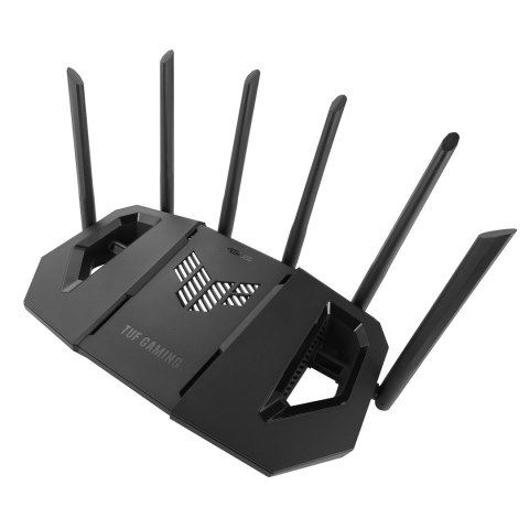 ASUS 90IG0A30-MO9C00 router bezprzewodowy 2.5 Gigabit Ethernet Trójpasmowy (2,4 GHz / 5 GHz / 6 GHz) Czarny ASUS