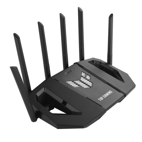 ASUS 90IG0A30-MO9C00 router bezprzewodowy 2.5 Gigabit Ethernet Trójpasmowy (2,4 GHz / 5 GHz / 6 GHz) Czarny ASUS