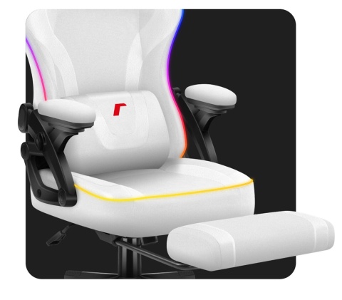 Fotel gamingowy Huzaro Force 4.4 RGB White