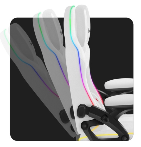 Fotel gamingowy Huzaro Force 4.4 RGB White