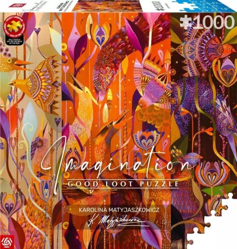 Good Loot Imagination Puzzle: Karolina Matyjaszkowicz - W Ptasim Gąszczu Tryptyk, 1000 elementów Cenega Publishing