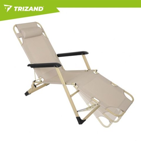 Leżak ogrodowy składany 60x177x30cm Trizand TRIZAND