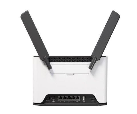 Mikrotik Chateau 5G R17 ax router bezprzewodowy Gigabit Ethernet Dual-band (2.4 GHz/5 GHz) Czarny, Szary MikroTik