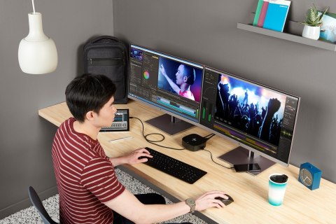 Stacja dokująca + zasilacz HP USB-C Dock G5 100W czarna 5TW10AA Hewlett-Packard