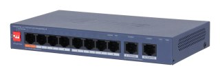 Dahua Technology CS4010-8ET2GT-60 przełącznik sieciowy Zarządzany L2 Gigabit Ethernet (10/100/1000) Obsługa PoE Niebieski DAHUA