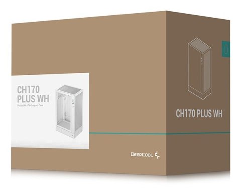 DeepCool CH170 PLUS WH Tower Biały DEEPCOOL