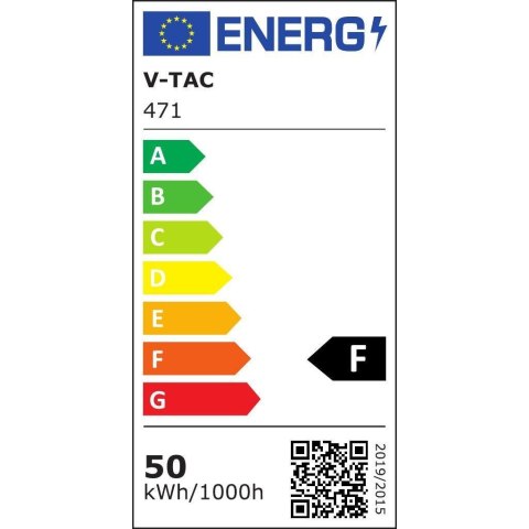 Naświetlacz LED V-TAC 50W SAMSUNG CHIP czujnik ruchu funkcja cut-OFF czarny VT-50-S-B 6400K 4000lm 5 lat gwarancji