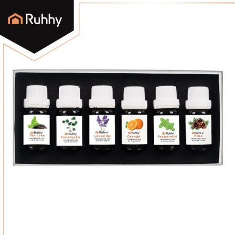 Olejek eteryczny- zestaw 6szt. 10ml Ruhhy 21939