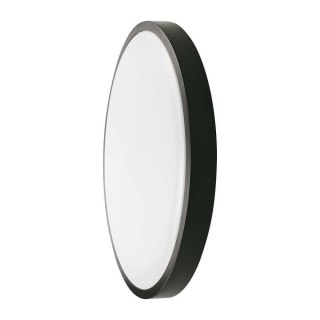 Oprawa sufitowa plafoniera V-TAC 24W LED okrągły IP44 30cm czarny VT-8624B-RD 4000K 2400lm