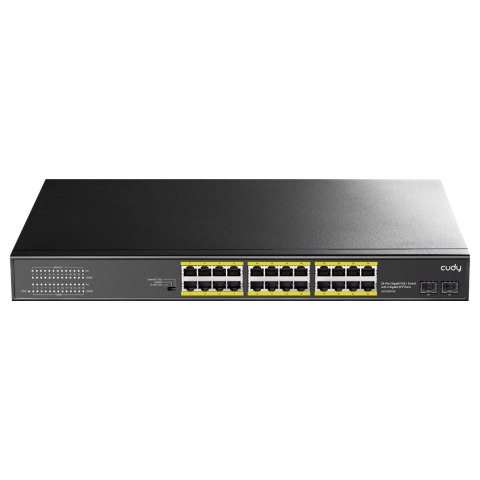 Cudy GS1028PS2 łącza sieciowe Gigabit Ethernet (10/100/1000) Obsługa PoE Czarny CUDY