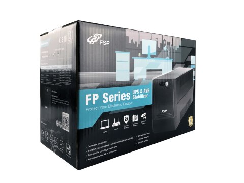 FSP FP 1000 zasilacz UPS Technologia line-interactive 1 kVA 600 W 4 x gniazdo sieciowe Fortron