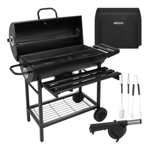 Grill ogrodowy z pokrywą 108x67x96cm Kaminer KAMINER