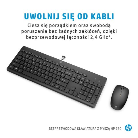 HP Zestaw bezprzewodowej myszy i klawiatury 230 Hewlett-Packard