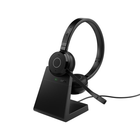 Jabra Evolve 65 TE Zestaw słuchawkowy Przewodowy i Bezprzewodowy Opaska na głowę Biuro/centrum telefoniczne USB Typu-A Bluetooth Jabra