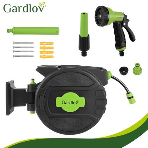 Zwijacz automatyczny na wąż ogrodowy 20m Gardlov GARDLOV