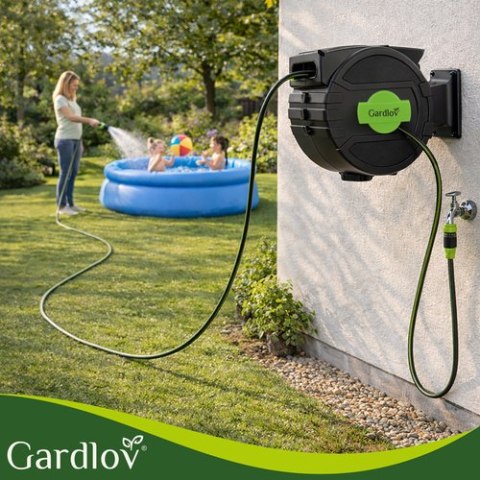 Zwijacz automatyczny na wąż ogrodowy 20m Gardlov GARDLOV