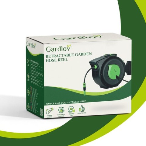 Zwijacz automatyczny na wąż ogrodowy 30m Gardlov GARDLOV