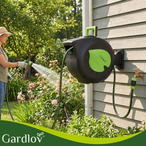 Zwijacz automatyczny na wąż ogrodowy 30m Gardlov GARDLOV