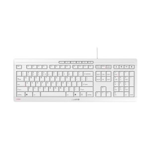 CHERRY STREAM klawiatura Biuro USB QWERTY US English Biały Cherry