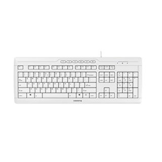 CHERRY STREAM klawiatura Biuro USB QWERTY US English Biały Cherry