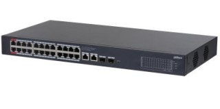 Dahua Technology CS4228-24GT-240 przełącznik sieciowy Zarządzany L2 Gigabit Ethernet (10/100/1000) Obsługa PoE Czarny DAHUA