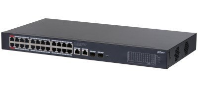 Dahua Technology CS4228-24GT-240 przełącznik sieciowy Zarządzany L2 Gigabit Ethernet (10/100/1000) Obsługa PoE Czarny DAHUA