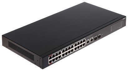 Dahua Technology CS4228-24GT-240 przełącznik sieciowy Zarządzany L2 Gigabit Ethernet (10/100/1000) Obsługa PoE Czarny DAHUA