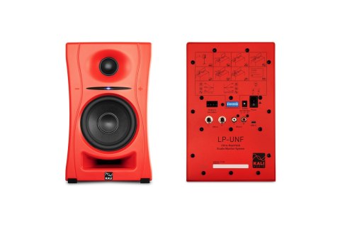 KALI AUDIO LP-UNF-R - Para monitorów odsłuchowych z Bluetooth. Głośniki multimedialne, czerwone. KALI AUDIO