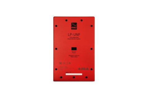KALI AUDIO LP-UNF-R - Para monitorów odsłuchowych z Bluetooth. Głośniki multimedialne, czerwone. KALI AUDIO