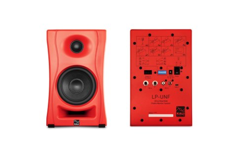 KALI AUDIO LP-UNF-R - Para monitorów odsłuchowych z Bluetooth. Głośniki multimedialne, czerwone. KALI AUDIO