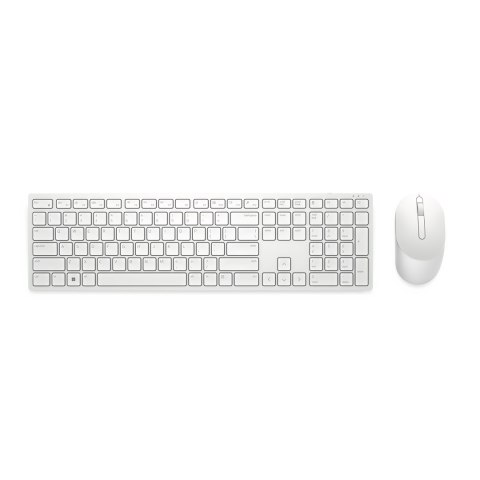 Klawiatura i mysz Pro KM5221W (RU) Biała Dell