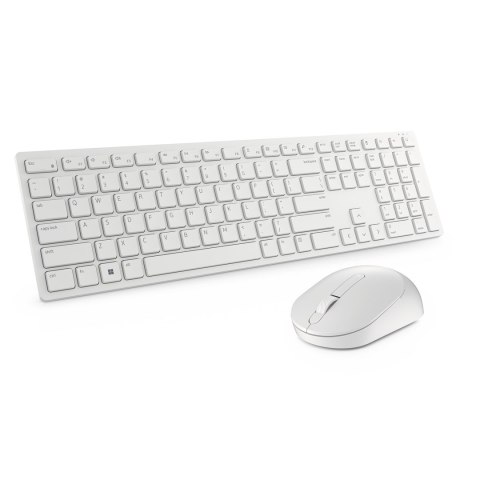 Klawiatura i mysz Pro KM5221W (RU) Biała Dell