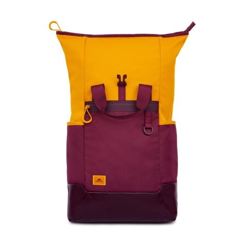 Plecak na laptop 15.6" 25L Rivacase 5321 bordowo-żółty RivaCase