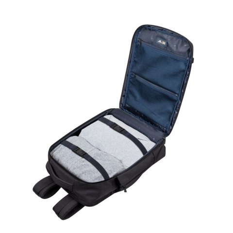 RIVACASE PLECAK PODRÓŻNY NA LAPTOP 17,3" TEGEL, CZARNY, 23L, MATERIAŁ WODOODPORNY, KIESZENIE NA UBRANIA, TABLET, SMARTFON RivaCase