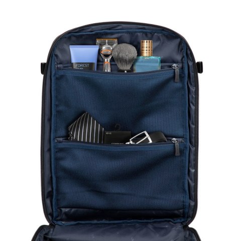 RIVACASE PLECAK PODRÓŻNY NA LAPTOP 17,3" TEGEL, CZARNY, 23L, MATERIAŁ WODOODPORNY, KIESZENIE NA UBRANIA, TABLET, SMARTFON RivaCase