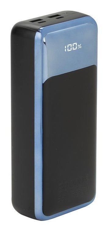 Rivacase VA1080 bank mocy Litowo-polimerowy (LiPo) 30000 mAh Czarny, Niebieski RivaCase