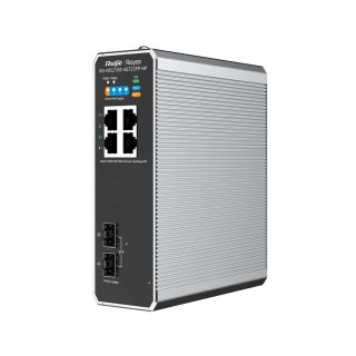 Ruijie Networks RG-NIS2100 Zarządzany L2 Gigabit Ethernet (10/100/1000) Obsługa PoE Czarny, Stal nierdzewna Ruijie
