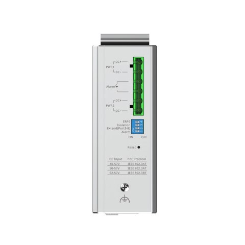 Ruijie Networks RG-NIS2100 Zarządzany L2 Gigabit Ethernet (10/100/1000) Obsługa PoE Czarny, Stal nierdzewna Ruijie